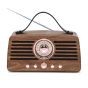 Bocina Bluetooth* retro con radio FM y reproductor USB/microSD