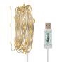 Serie LED USB cálida de 9,6 m con control remoto