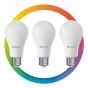 3 focos LED Wi-Fi* multicolor, de 10 W