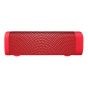 Bocina Bluetooth* mini SoundBar con acabado textil rojo