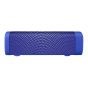Bocina Bluetooth* mini SoundBar con acabado textil azul